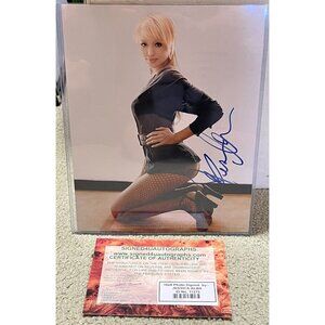 Auto Jessica Alba Signed 10/7/2006 Scream Awards 8x10”  COA Autograph Hollywood!